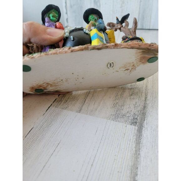 Lemax witch laundry day washing Halloween dirty clothes scary suds village tree - Picture 10 of 10